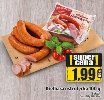 Topaz Pekpol Kiełbasa ostrołęcka 100g oferta