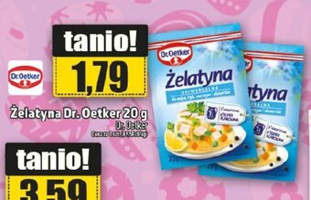 Topaz Dr. Oetker Żelatyna 20g oferta