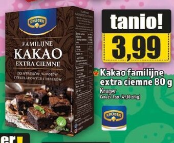 Topaz Kruger Kakao familijne extra ciemne 80g oferta