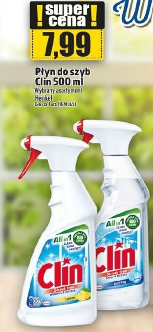 Topaz Henkel Płyn do szyb Clin 500ml oferta