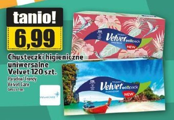 Topaz Velvet Chusteczki higieniczne uniwersalne 120szt. oferta