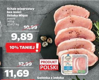 Netto Schab wieprzowy bez kości sztuka mięsa oferta