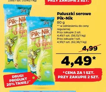 Netto Paluszki serowe pik-nik oferta