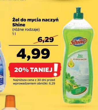 Netto Żel do mycia naczyń shine oferta