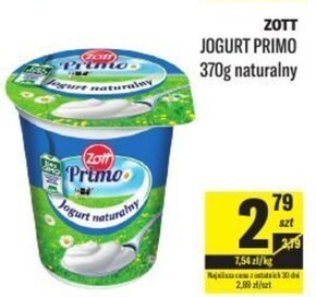 TomiMarkt Zott primo jogurt naturalny 370 g oferta