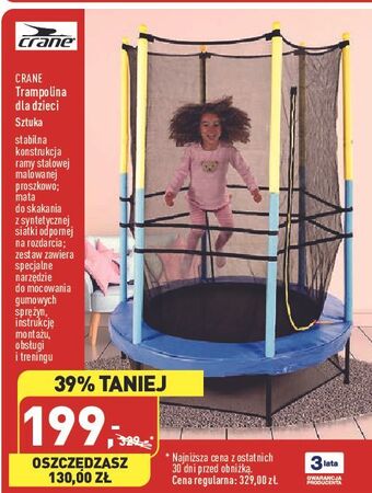 ALDI Trampolina dla dzieci crane oferta