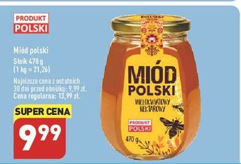 ALDI Miód z polskich pasiek wielokwiatowy nektarowy oferta