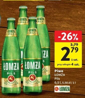 Piwo łomża pils