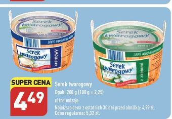 ALDI Serek twarogowy kremowy oferta