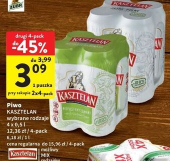 Intermarche Piwo kasztelan jasne pełne oferta
