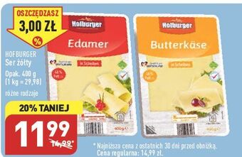 ALDI Ser edamer hofburger oferta