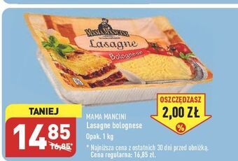 ALDI Lasagne bolognese mama mancini oferta