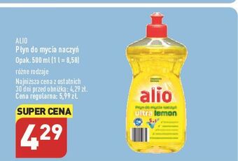 ALDI Płyn do mycia naczyń ultra lemon alio oferta