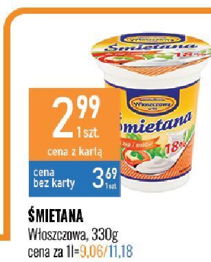 E.Leclerc Śmietana 18 % włoszczowa oferta