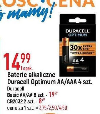 E.Leclerc Baterie aaa duracell optimum oferta