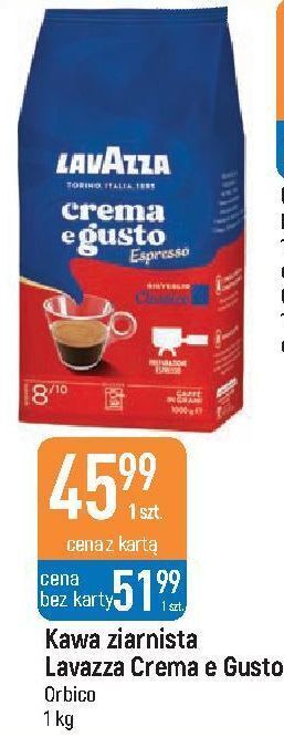 Kawa lavazza espresso crema e gusto