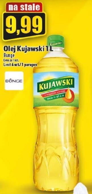 Topaz Bunge Olej Kujawski 1l oferta