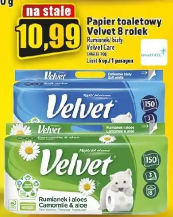 Topaz Velvet Papier toaletowy 8 rolek oferta