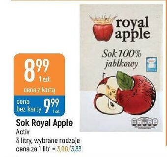 E.Leclerc Sok jabłkowy royal apple oferta