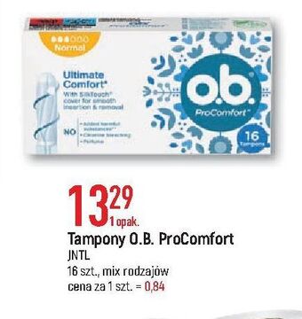 E.Leclerc Tampony ultimate comfort normal o.b. procomfort oferta