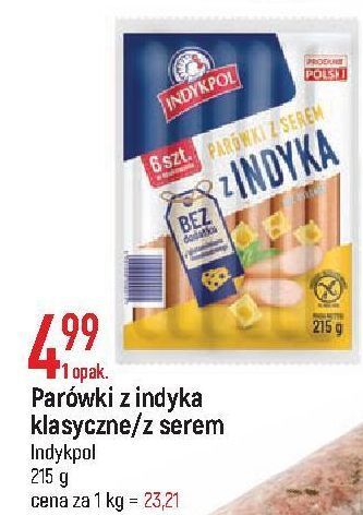 E.Leclerc Parówki z indyka klasyczne indykpol oferta