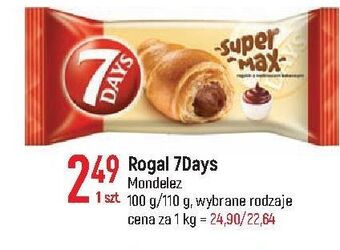 E.Leclerc Rogal z nadzieniem kakaowym 7 days super max oferta