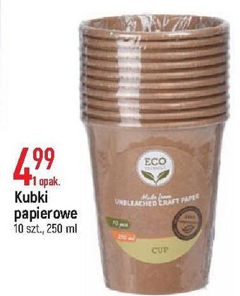 E.Leclerc Kubki papierowe 250 ml oferta