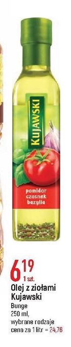 E.Leclerc Olej pomidor czosnek bazylia kujawski ze smakiem oferta