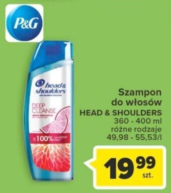 Carrefour Head & Shoulders Szampon do włosów 360 - 400 ml oferta
