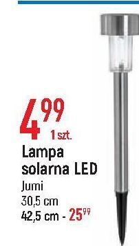 E.Leclerc Lampa solarna led 30.5 cm jumi oferta