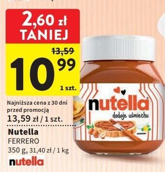 Intermarche Krem czekoladowo-orzechowy nutella oferta