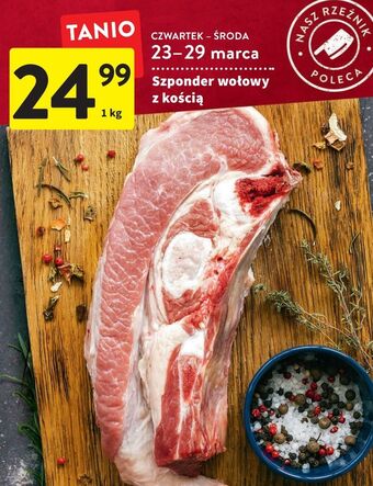 Intermarche Szponder wołowy z kością oferta
