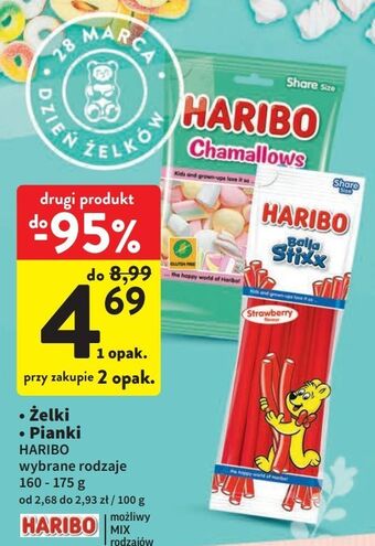 Intermarche Pianki haribo chamallows mallow mania oferta