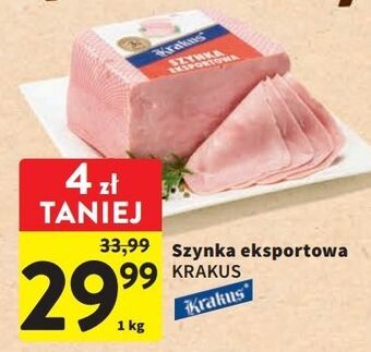 Intermarche Szynka eksportowa krakus animex oferta