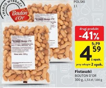 Intermarche Fistaszki bouton d'or oferta