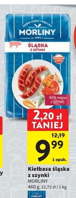 Intermarche Kiełbasa śląska z szynki morliny oferta