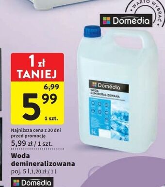 Intermarche Woda deminaralizowana domedia oferta