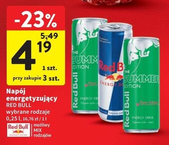 Intermarche Napój energetyczny red bull oferta