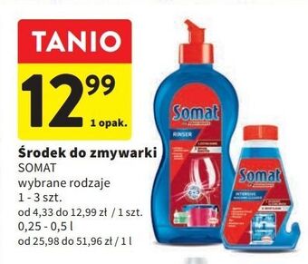 Intermarche Nabłyszczacz do zmywarki somat rinser + extra-dry effect oferta
