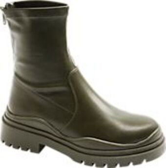 Deichmann Ciemnozielone sztyblety damskie oferta