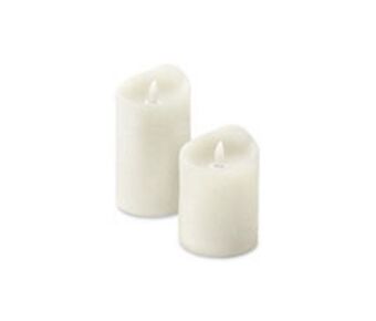 Tchibo Świece led z prawdziwego wosku, 2 sztuki, kremowe oferta