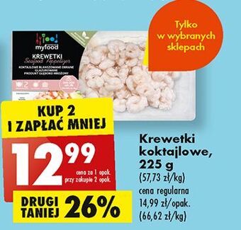 Biedronka Krewetki koktajlowe myfood oferta