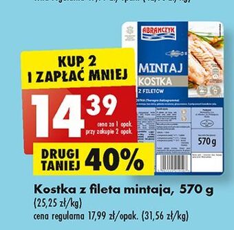 Biedronka Mintaj kostka abramczyk oferta