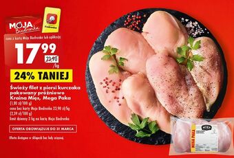 Biedronka Filet z piersi kurczaka kraina mięs oferta