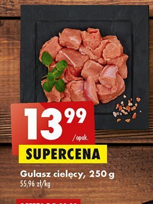 Biedronka Gulasz cielęcy oferta