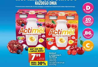 Biedronka Jogurt wiśnia acerola danone actimel oferta