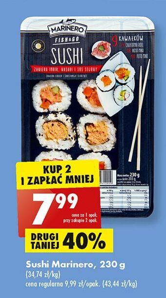 Biedronka Sushi marinero oferta