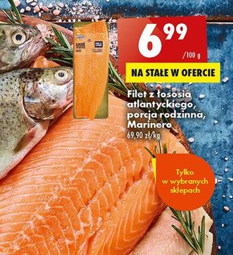 Biedronka Filet z łososia atlantyckiego marinero oferta