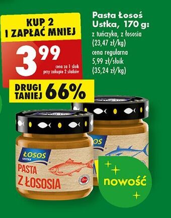 Biedronka Pasta z tuńczyka łosoś ustka oferta