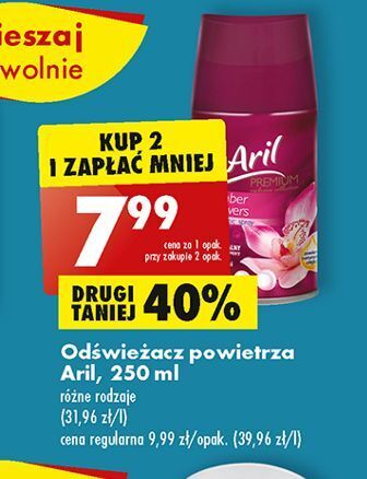 Biedronka Odświażacz powietrza amber flowers aril oferta